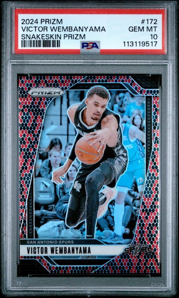 The same card, graded PSA 10 Gem Mint